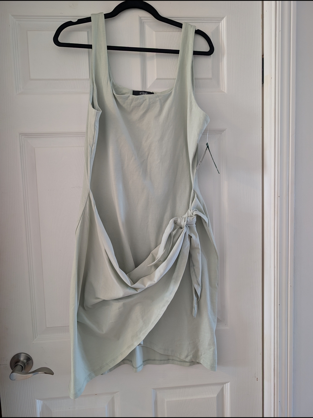 Simons Icone Soft Sage Sleeveless Dress